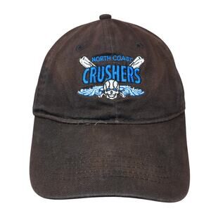 North Coast Crushers Slideback Baseball Cap Black One Size Adjustable Queensboro